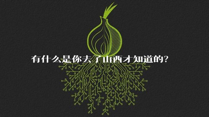 有什么是你去了山西才知道的?